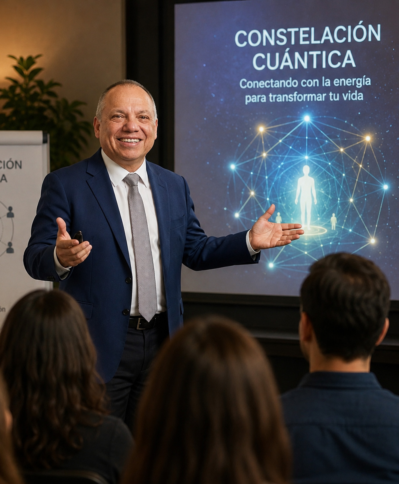Carlos Coll en su espacio de trabajo — foto de muestra